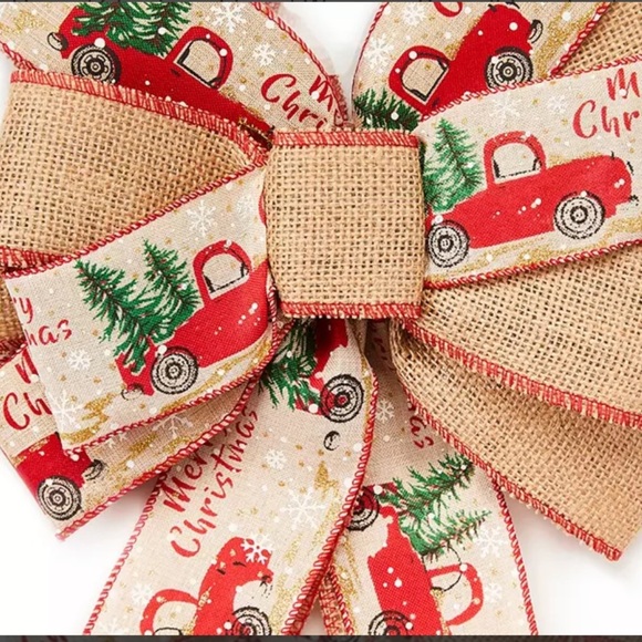 2x Truck Burlap Bow Tree
Toppers - Picture 3 of 4